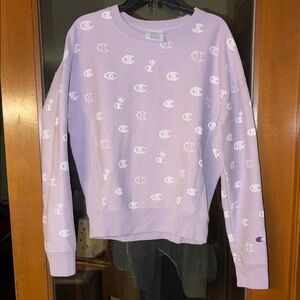 Champion Women's lilac sweatshirt (pls read the whole description)